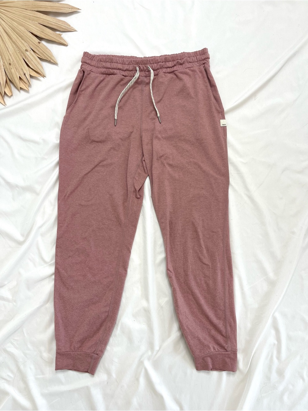 Vuori Performance Marsala Heather Dreamknit Lounge Joggers Sweatpants Size Small